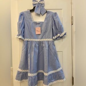 NWT Mome Nursing Dress with FREE Hairbow